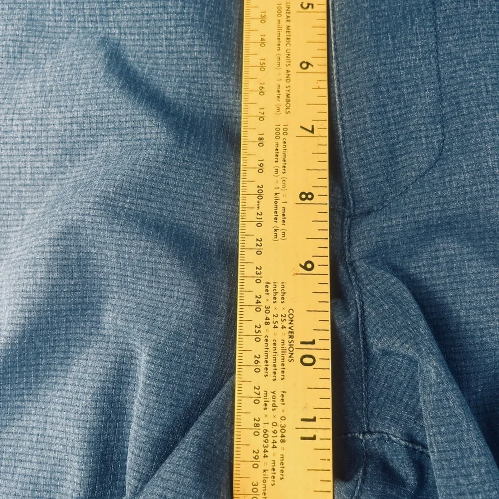 Under Armour Mens Blue Match Play Pants 42/32 Measures 40/31 Flat Front I159 - Picture 6 of 11